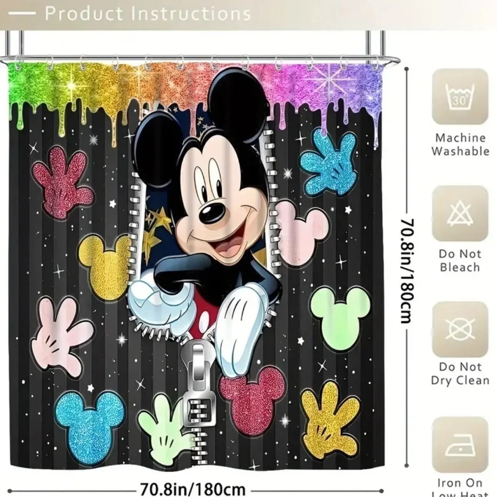 4pc Mickey Mouse Bathroom Set NWT